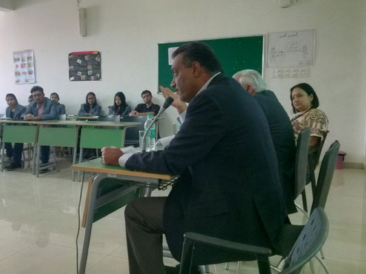 Guest Lecture by Mr. Maroof Raza, Indian commentator on military and security affairs