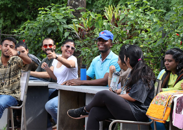 Students of Symbiosis School of International Studies at Asia Plateau